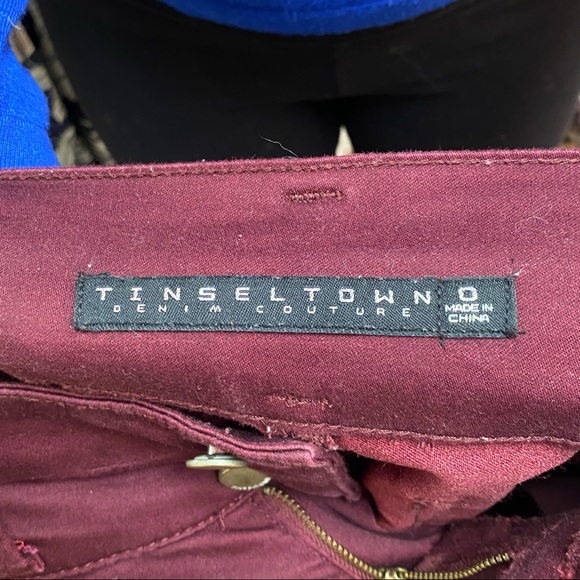 Burgundy Jeans - Picture 7 of 7